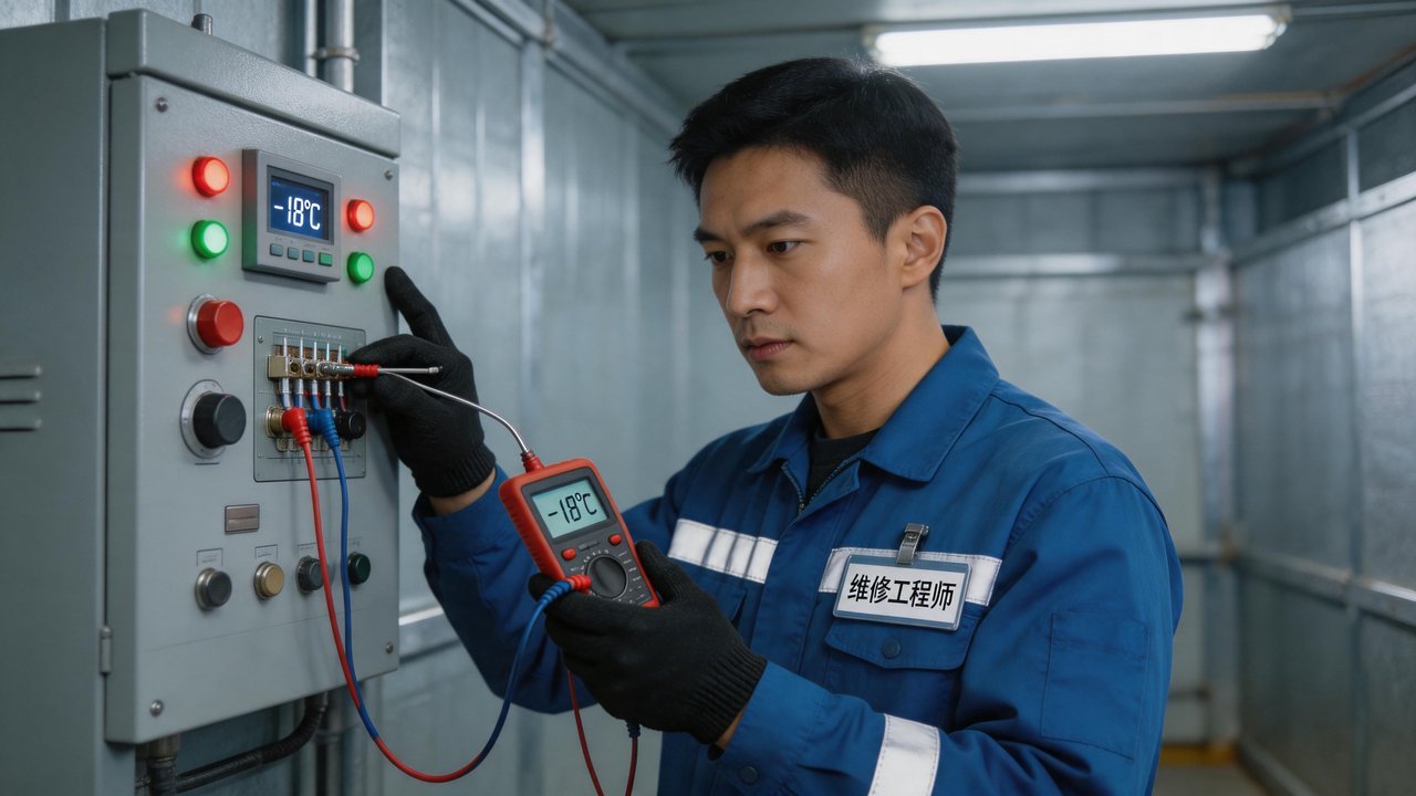 工程师检验温控器