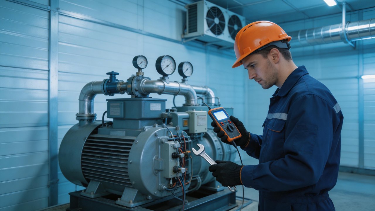 制冷压缩机检修