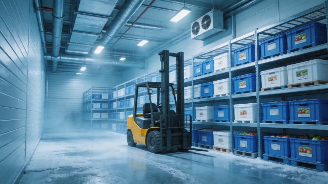 生鲜冷库地面结冰解决方案