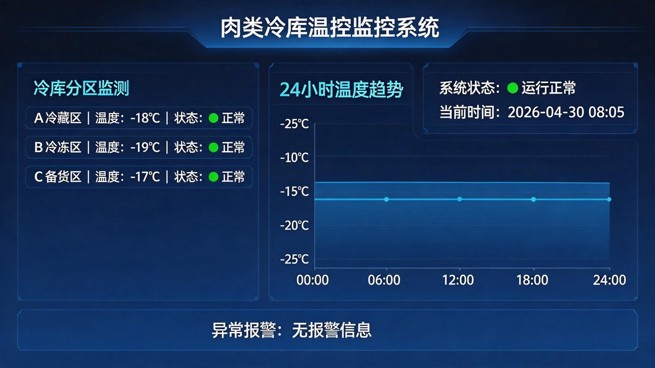 肉类冷库温控监控系统