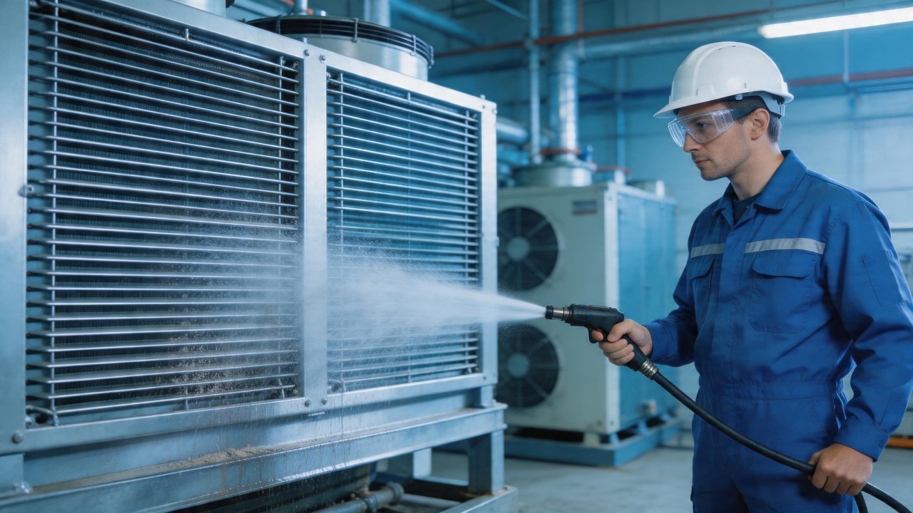 冷凝器维保清洗