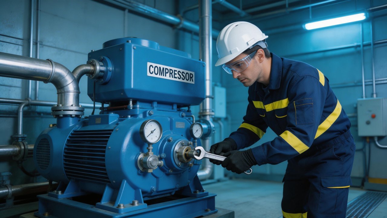 冷库压缩机检修维护