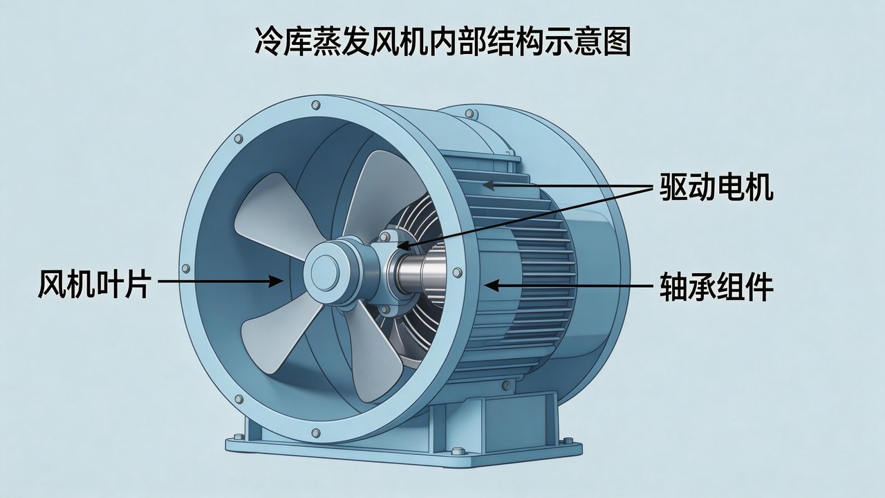 蒸发风机结构示意