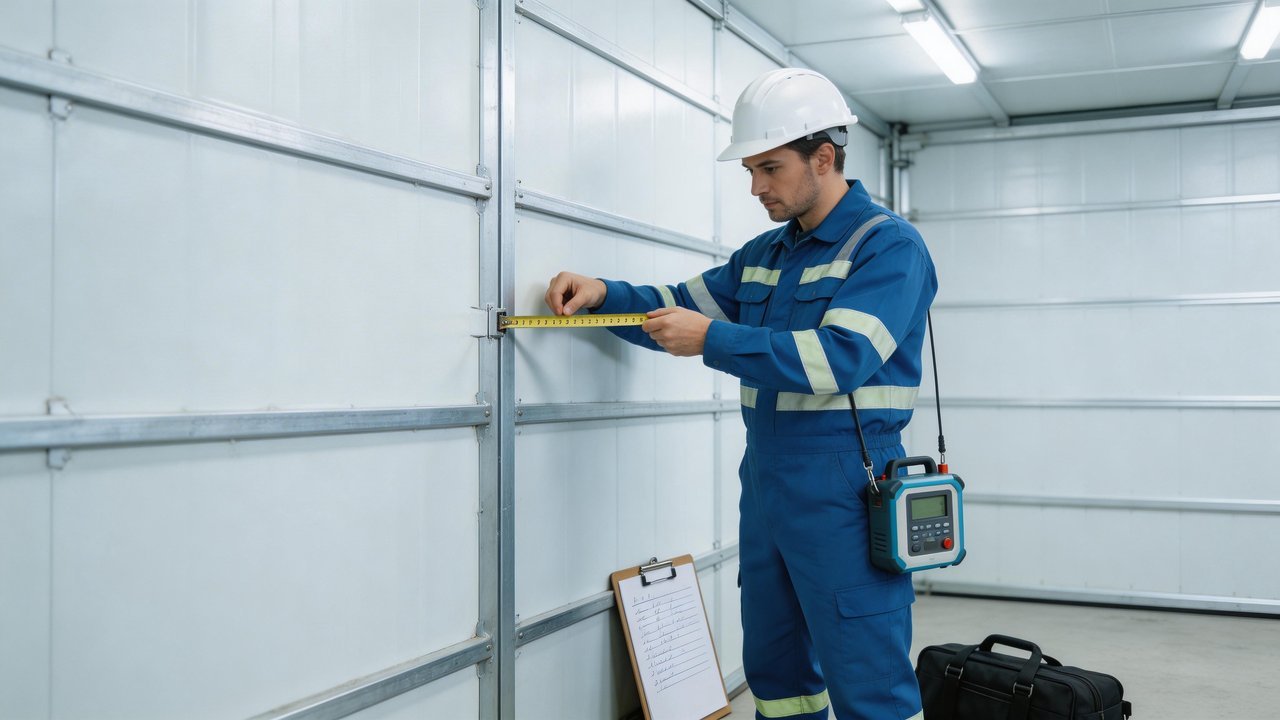 冷库库板密封检查