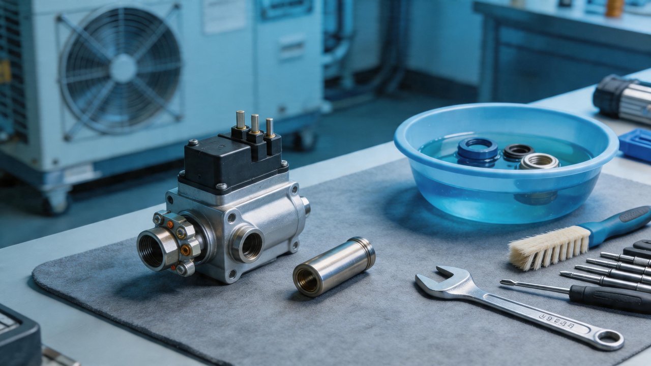 冷库电磁阀检修