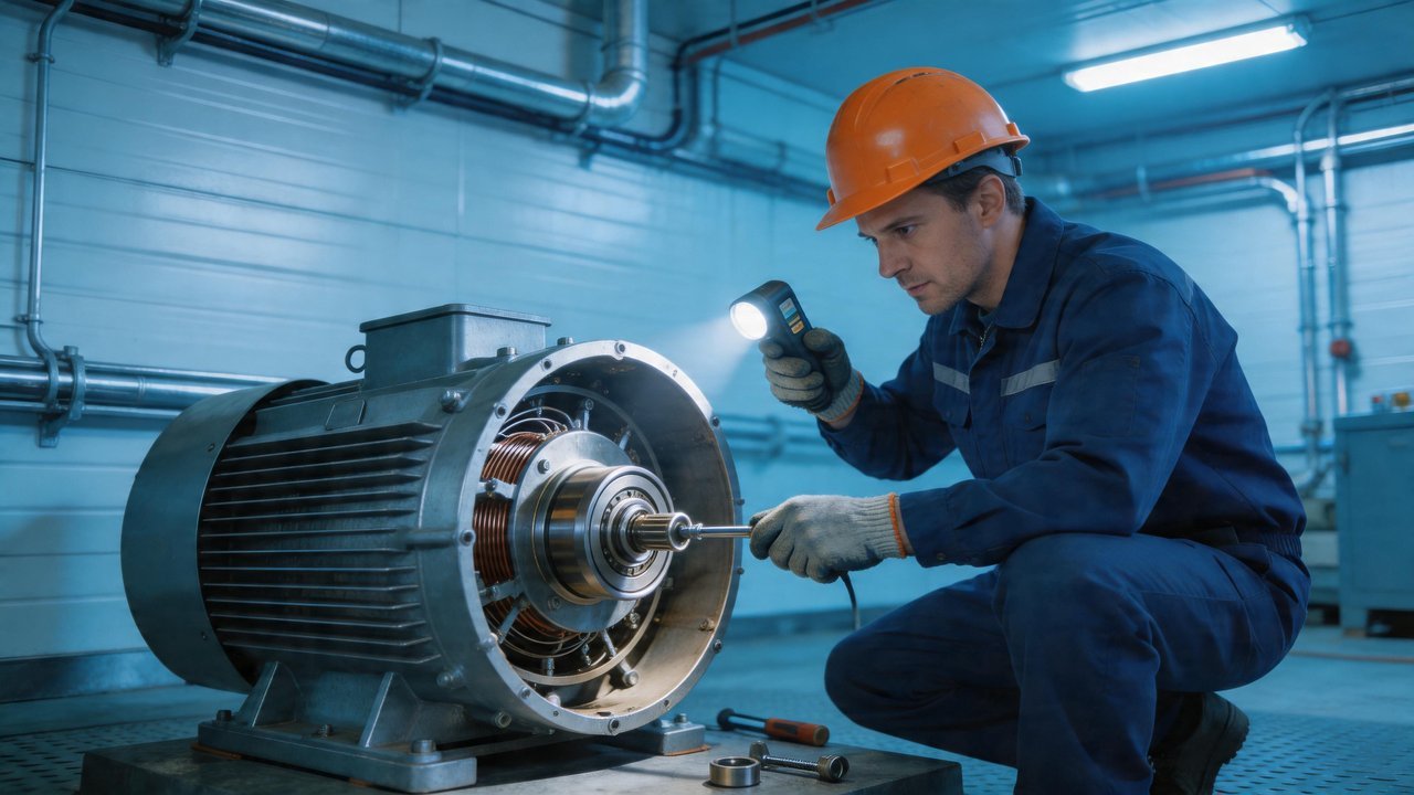 蒸发风机轴承检修