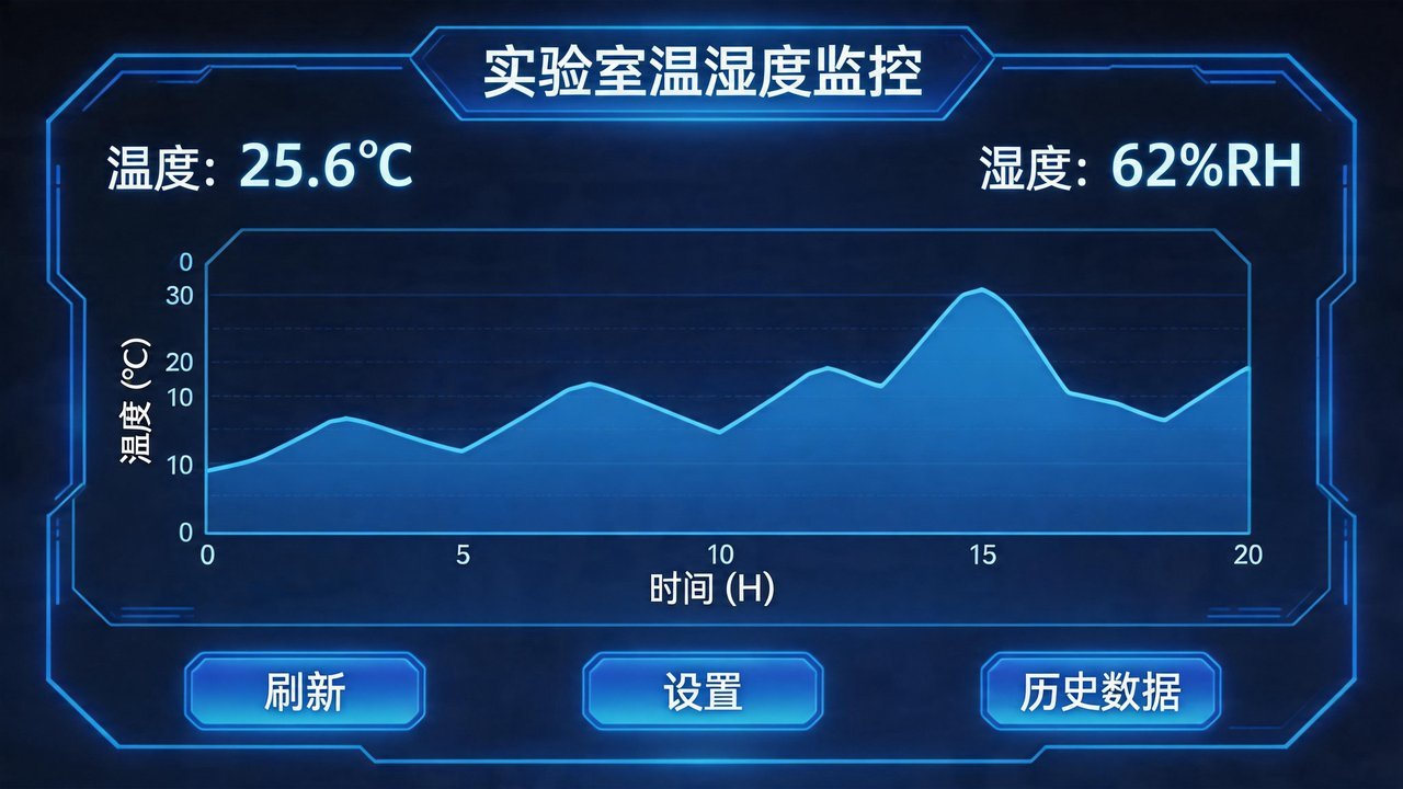 温湿度监控面板