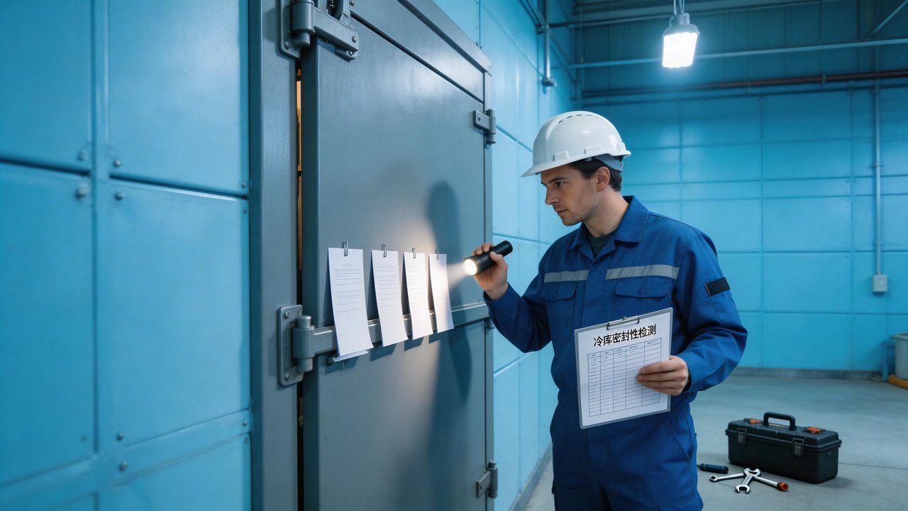 门缝夹纸密封性检测