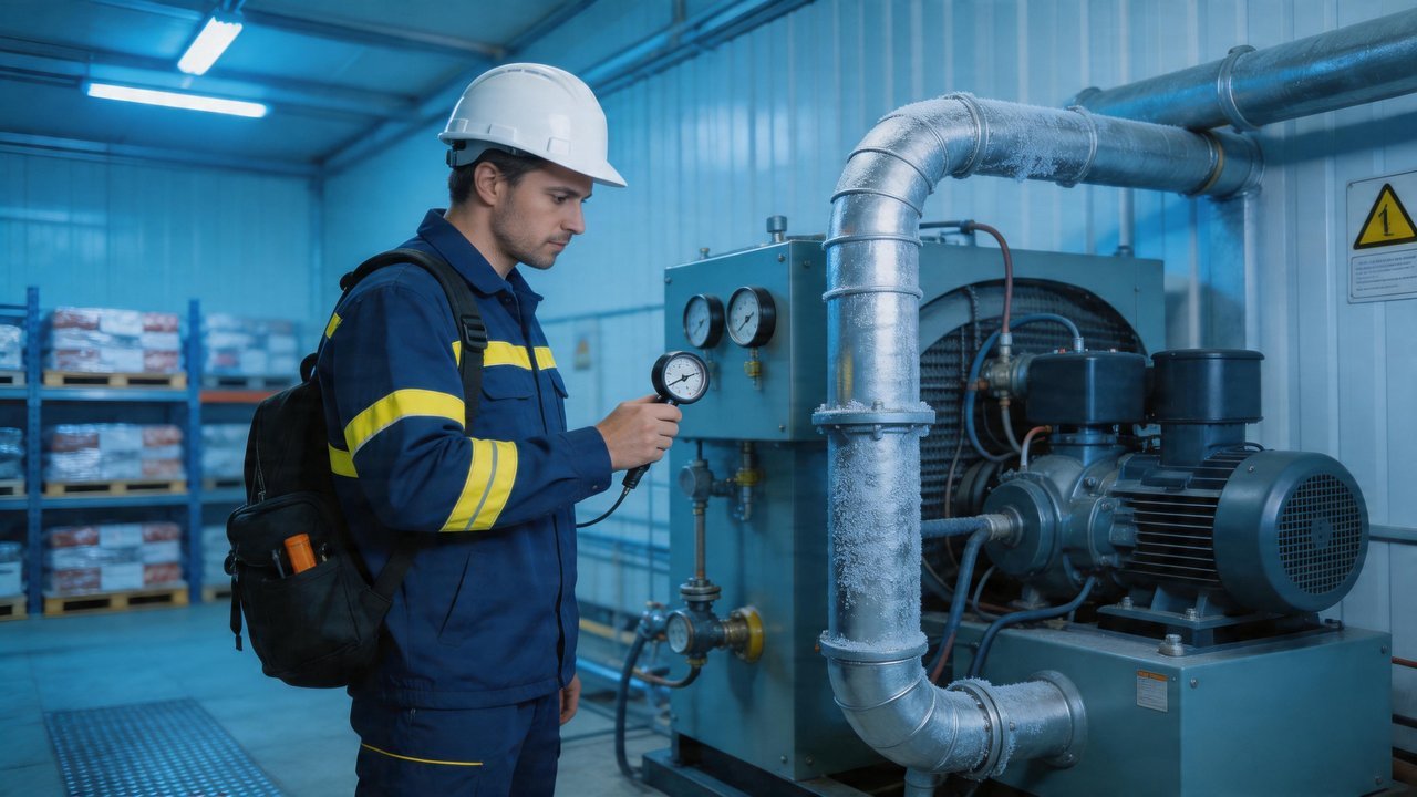 食品冷库日常维修场景