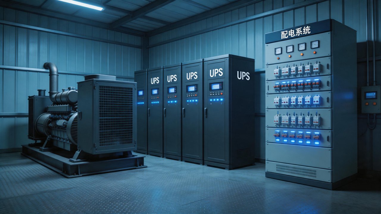 冷库备用电源系统：UPS与柴油发电机