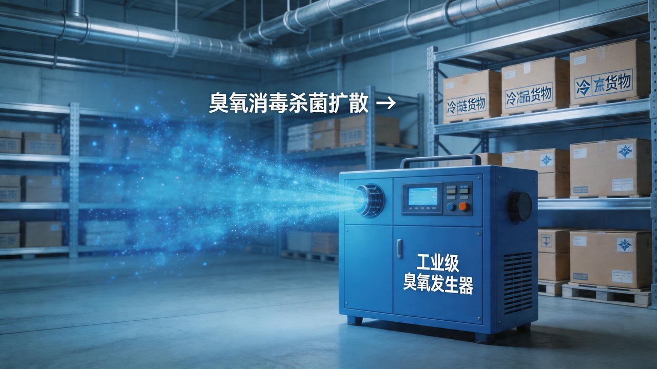 臭氧消毒设备工作场景