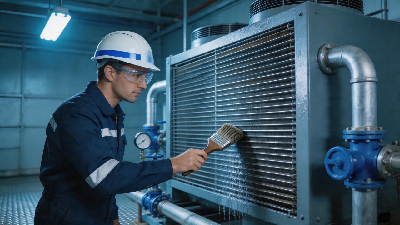 冷凝器维护检查