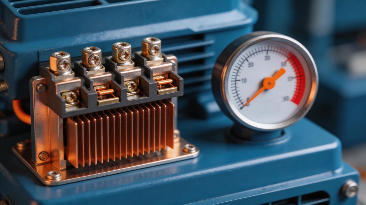 压缩机过载保护装置特写