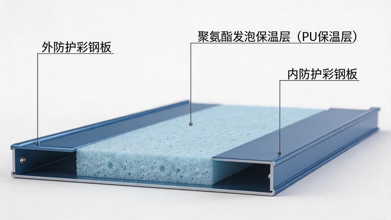 库板保温结构剖面