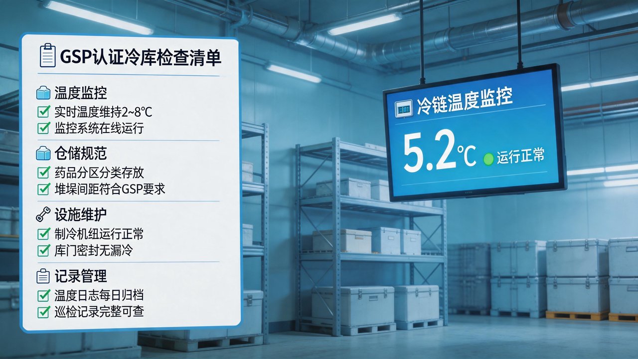 如何通过GSP认证：冷库检查检查清单