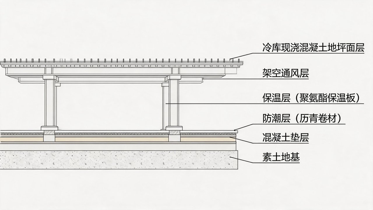 架空地坪结构示意