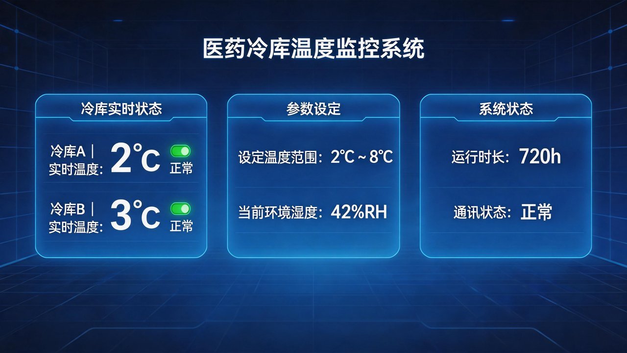 医药冷库温度监控系统
