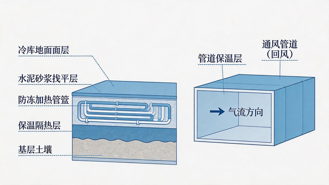 地面防冻系统示意