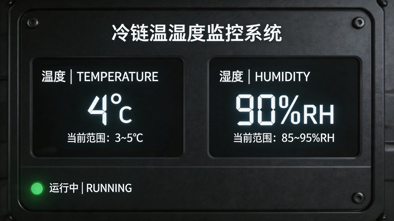 温湿度监控系统面板
