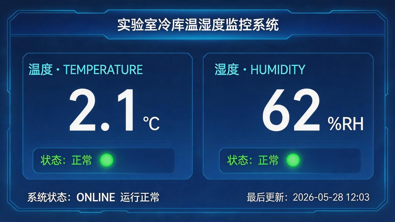 温湿度监控系统面板