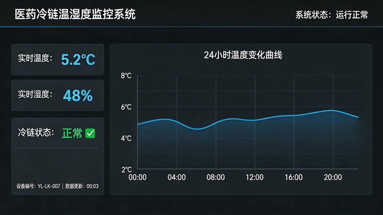 温湿度监控面板