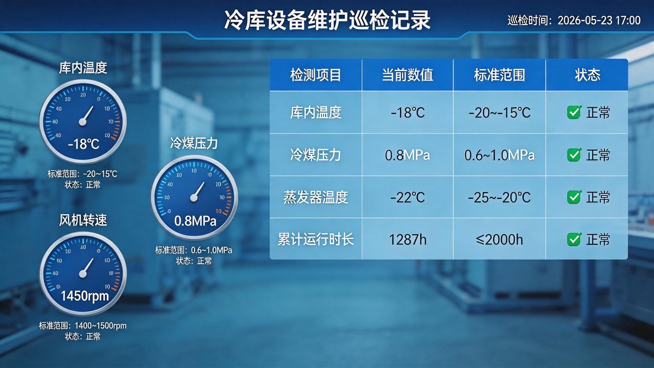 冷库维保巡检