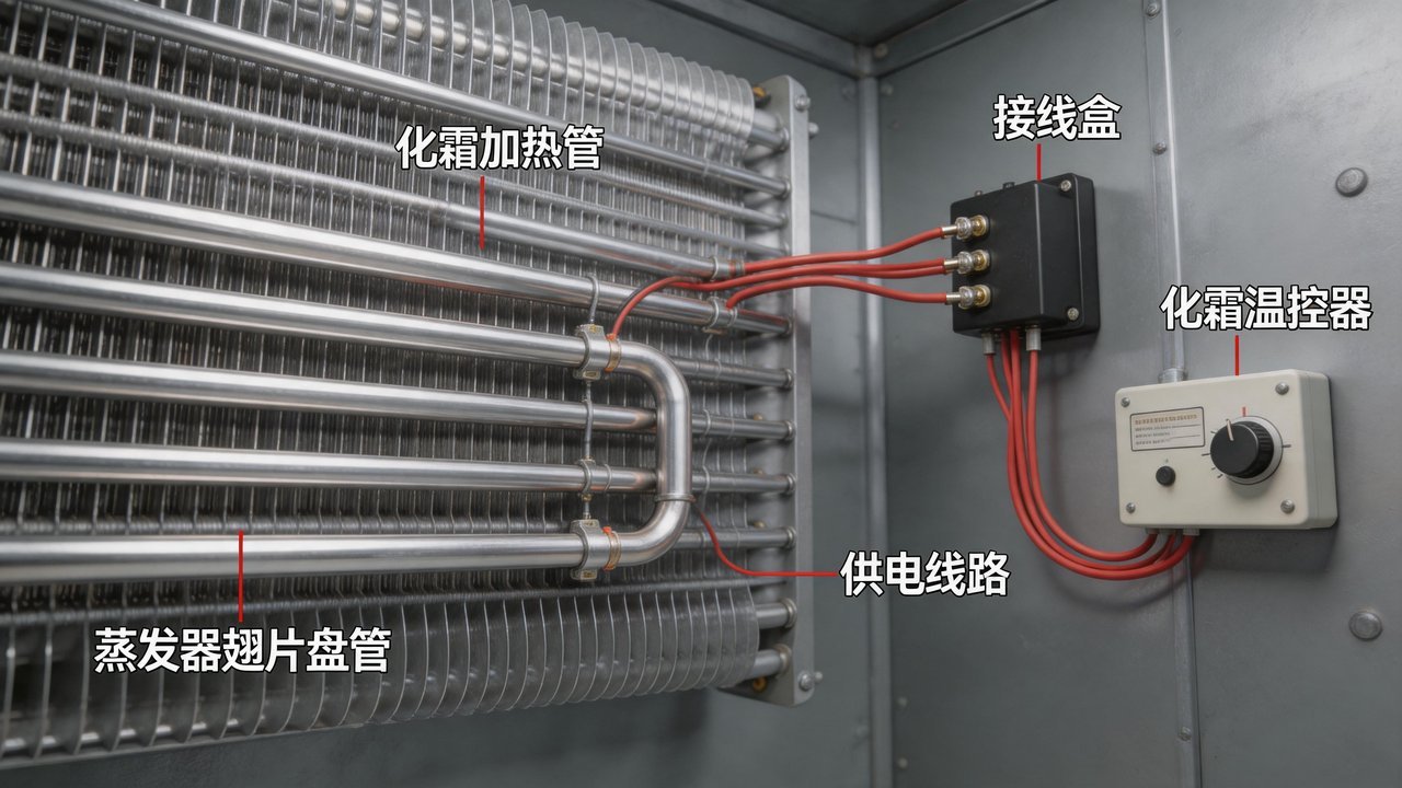 冷库化霜加热管系统