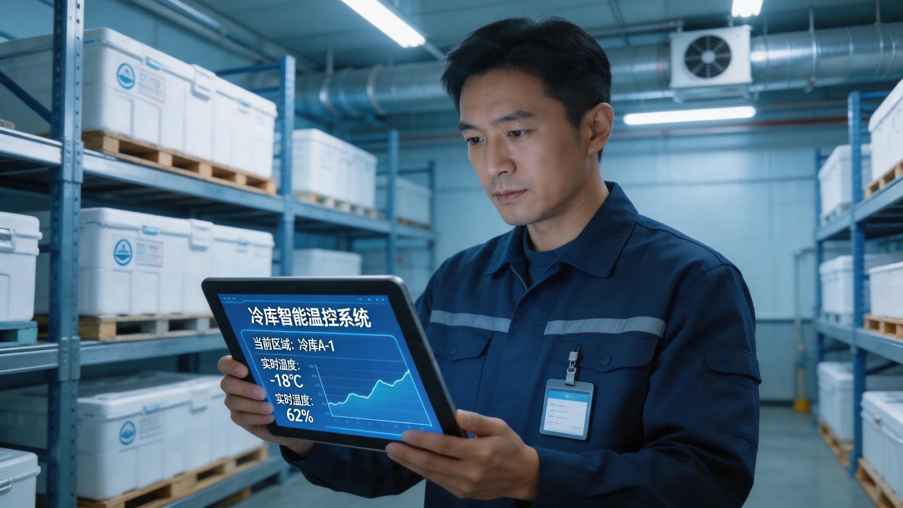 仓库管理员查看温控系统