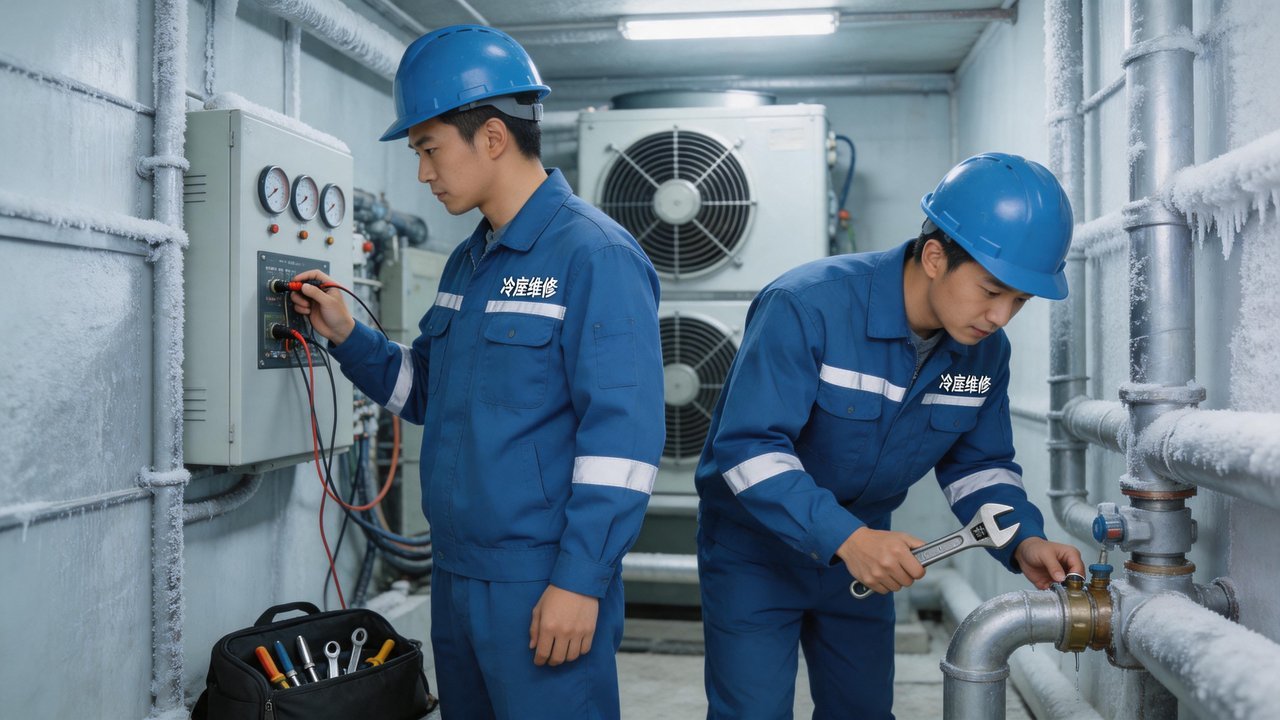 大冷总管服务现场
