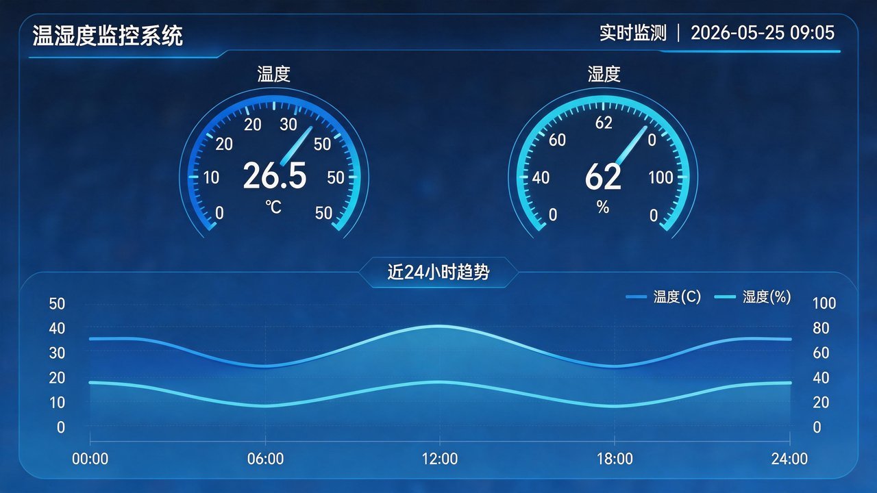 温湿度监控系统界面