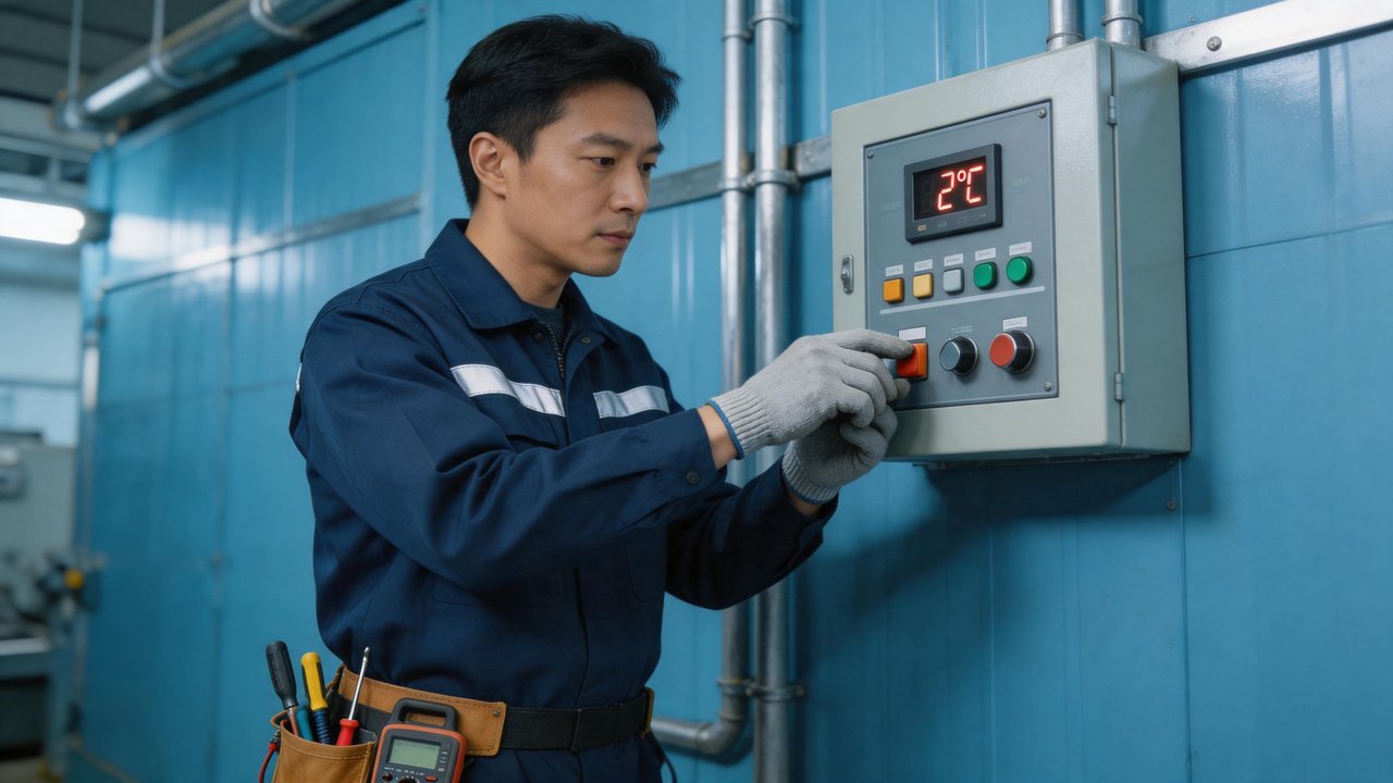 调试温控面板