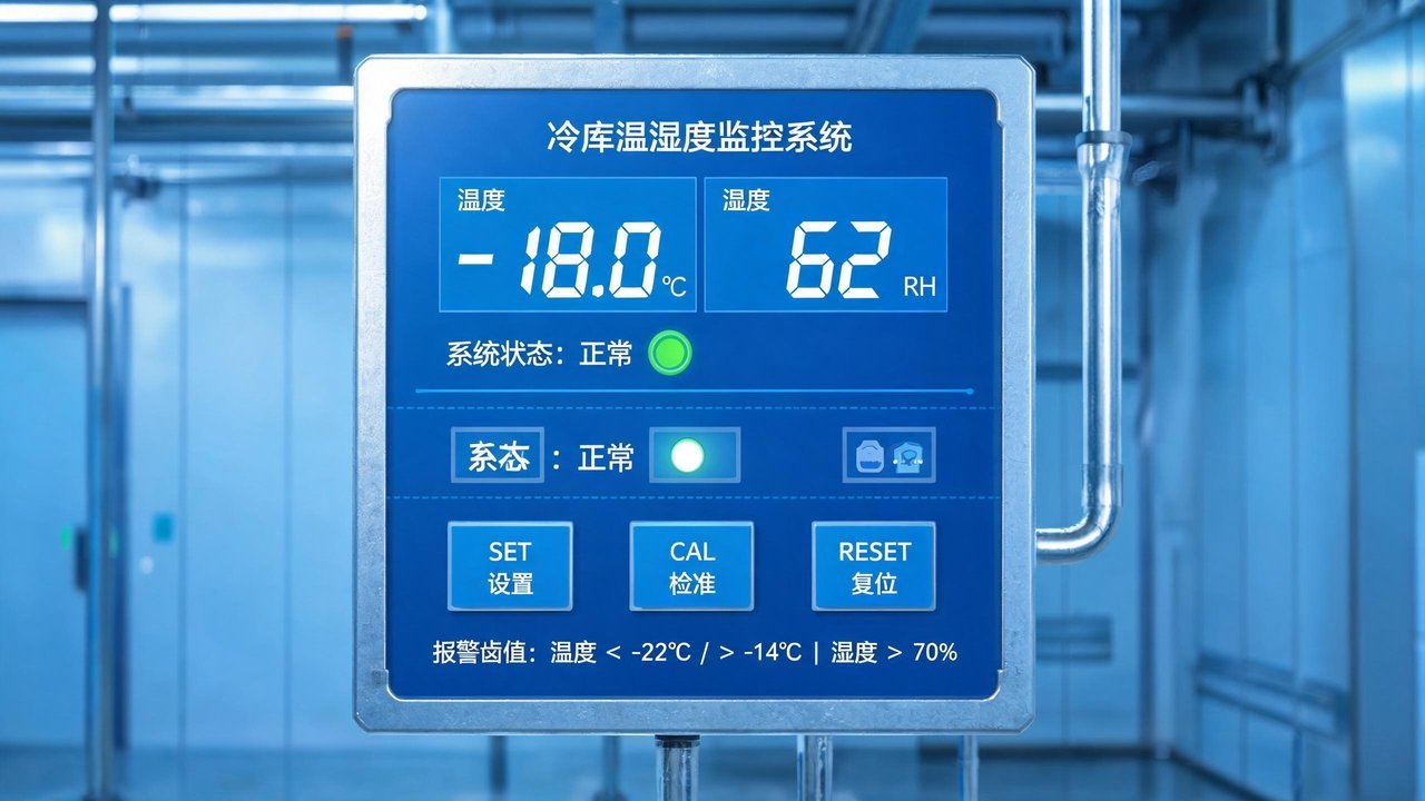 温湿度传感器控制面板