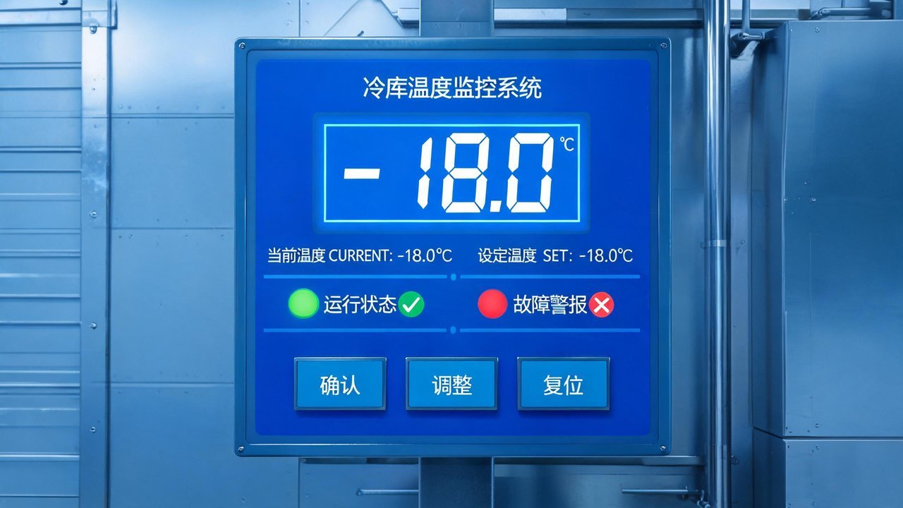 冷库温度监控面板