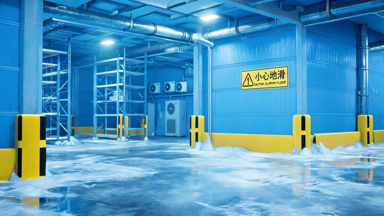 冷库防撞设施地面结冰？这几招帮你彻底解决