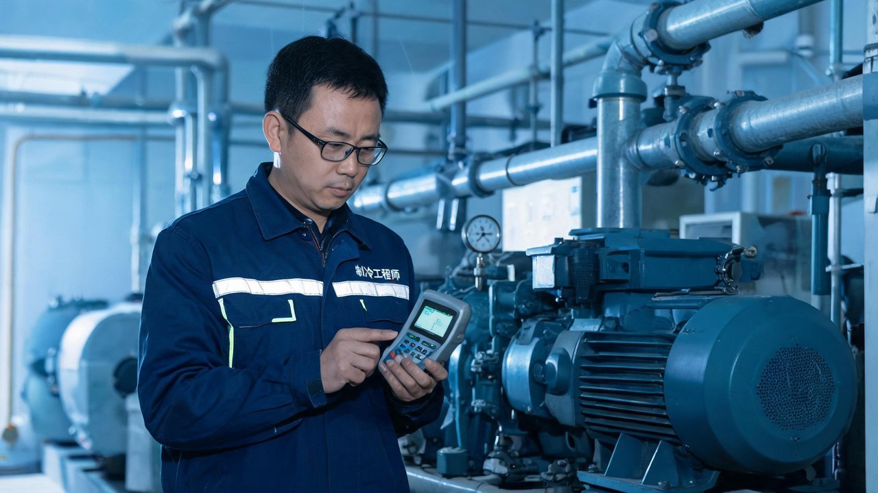 中国制冷工程师检查设备