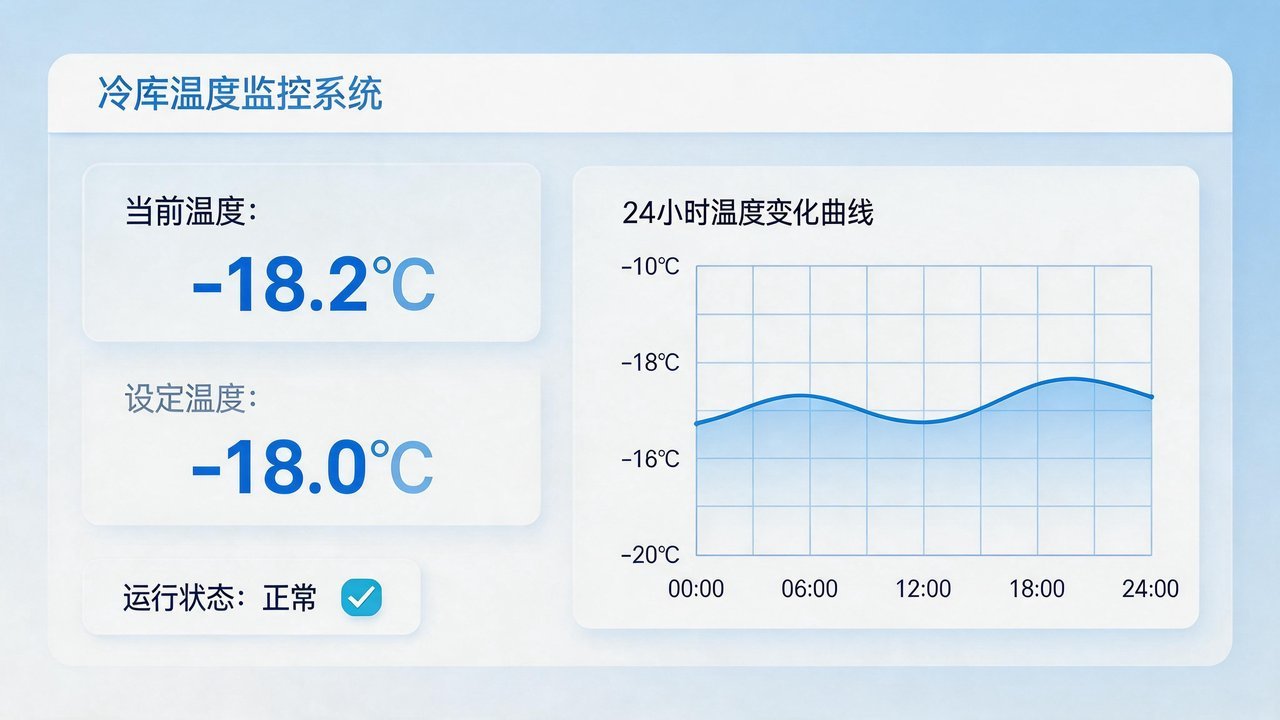 温度监控面板