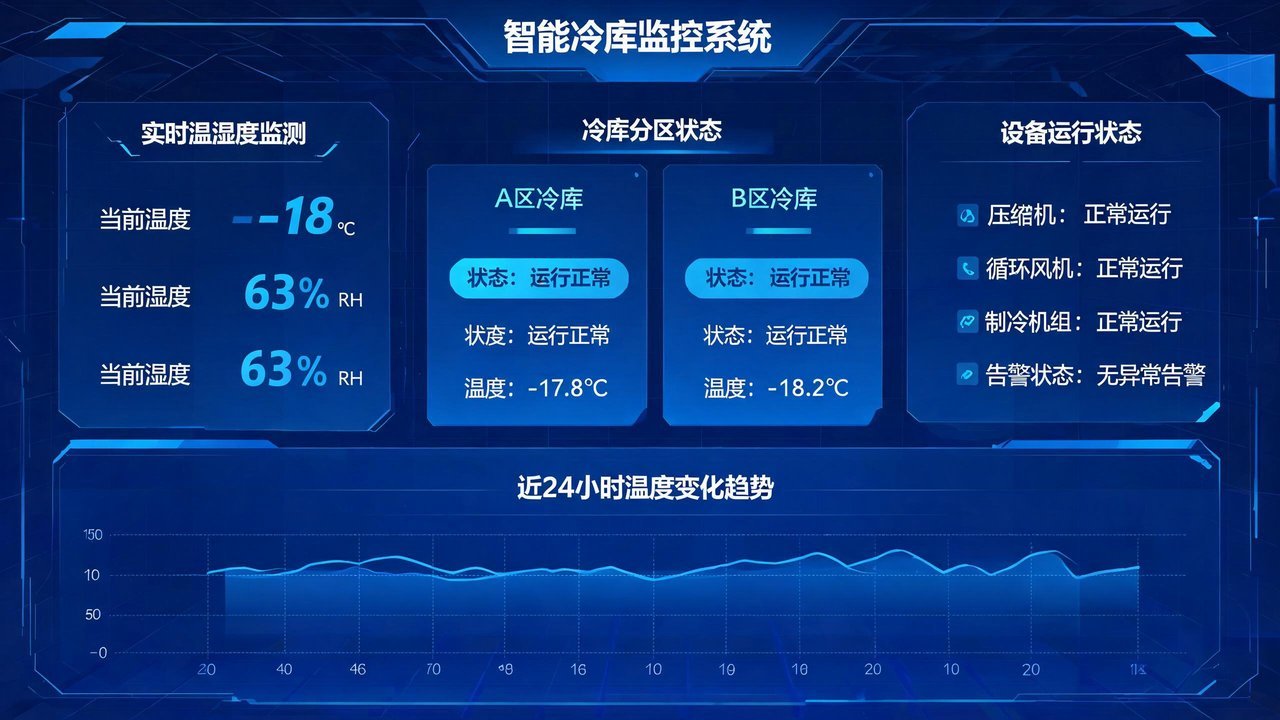 智能冷库监控系统界面