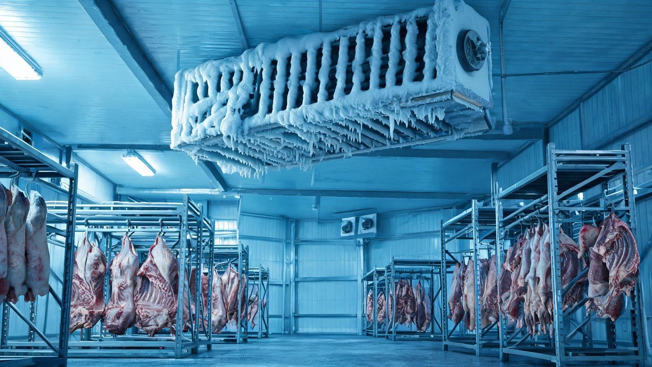 肉类冷库结霜严重
