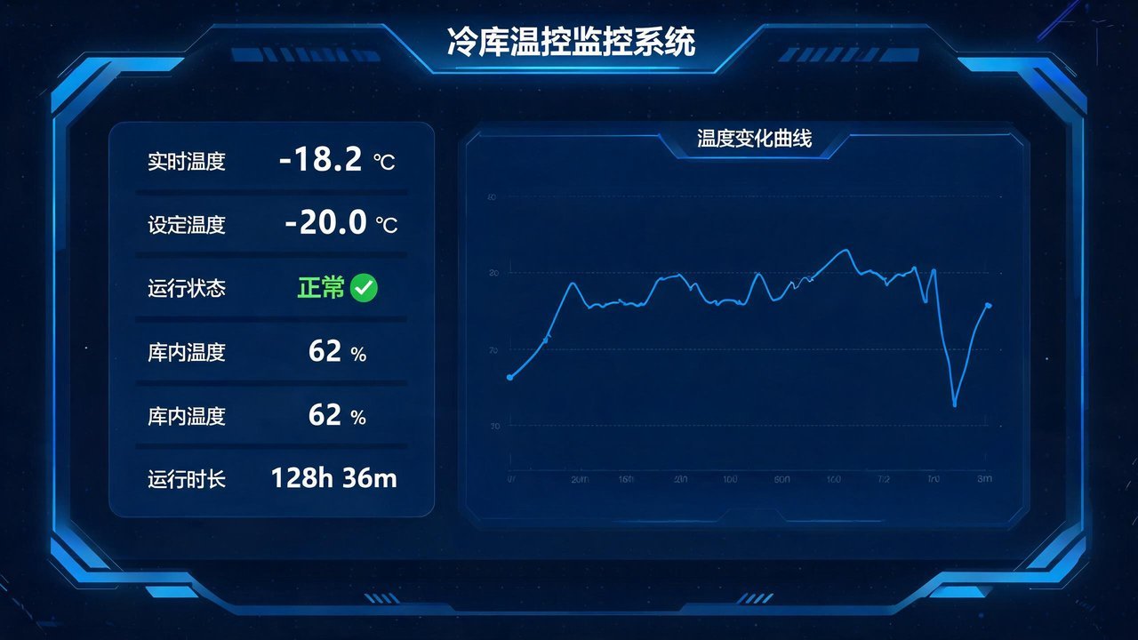 冷库温控监控面板