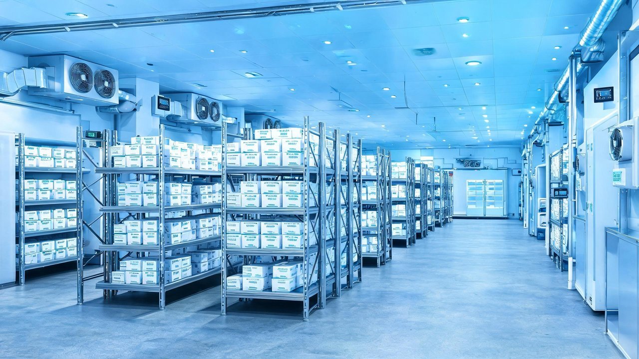现代化药品冷链仓库