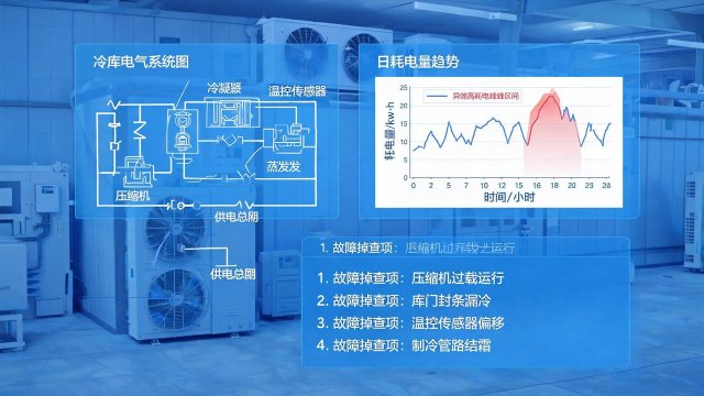 冷库耗电量大故障排查指南：从现象到根因