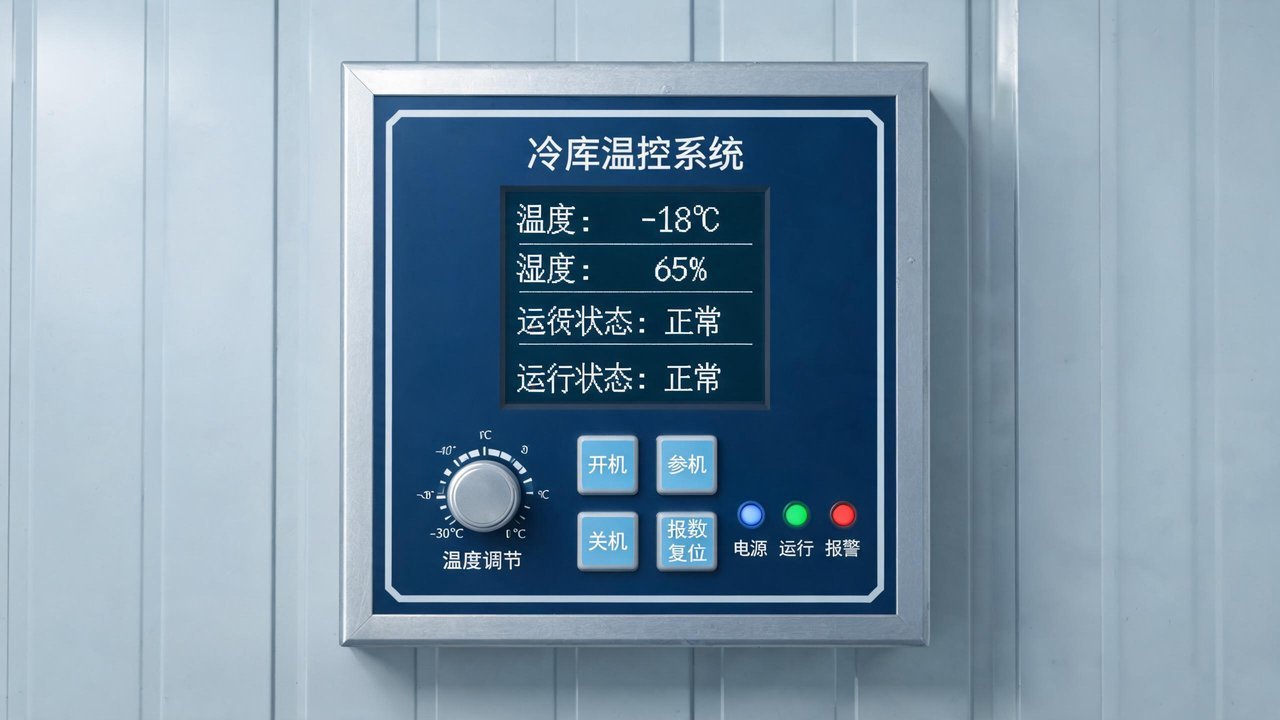 冷库温控系统控制面板