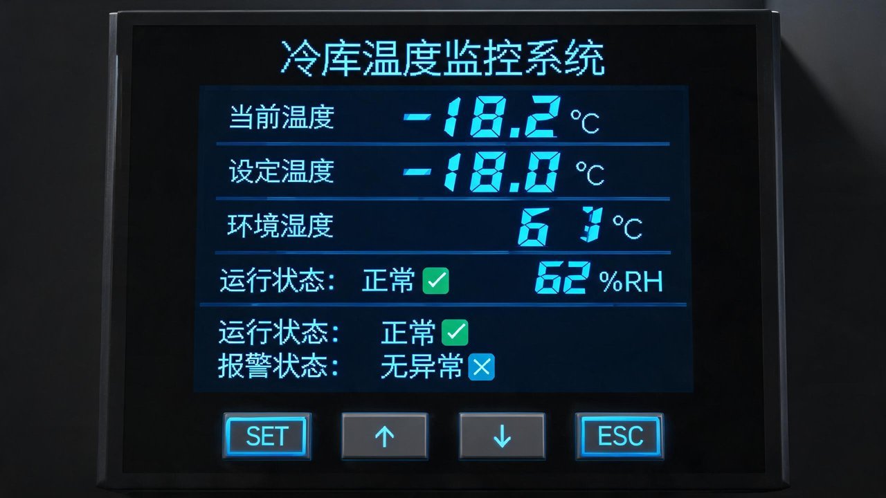 温度监控面板