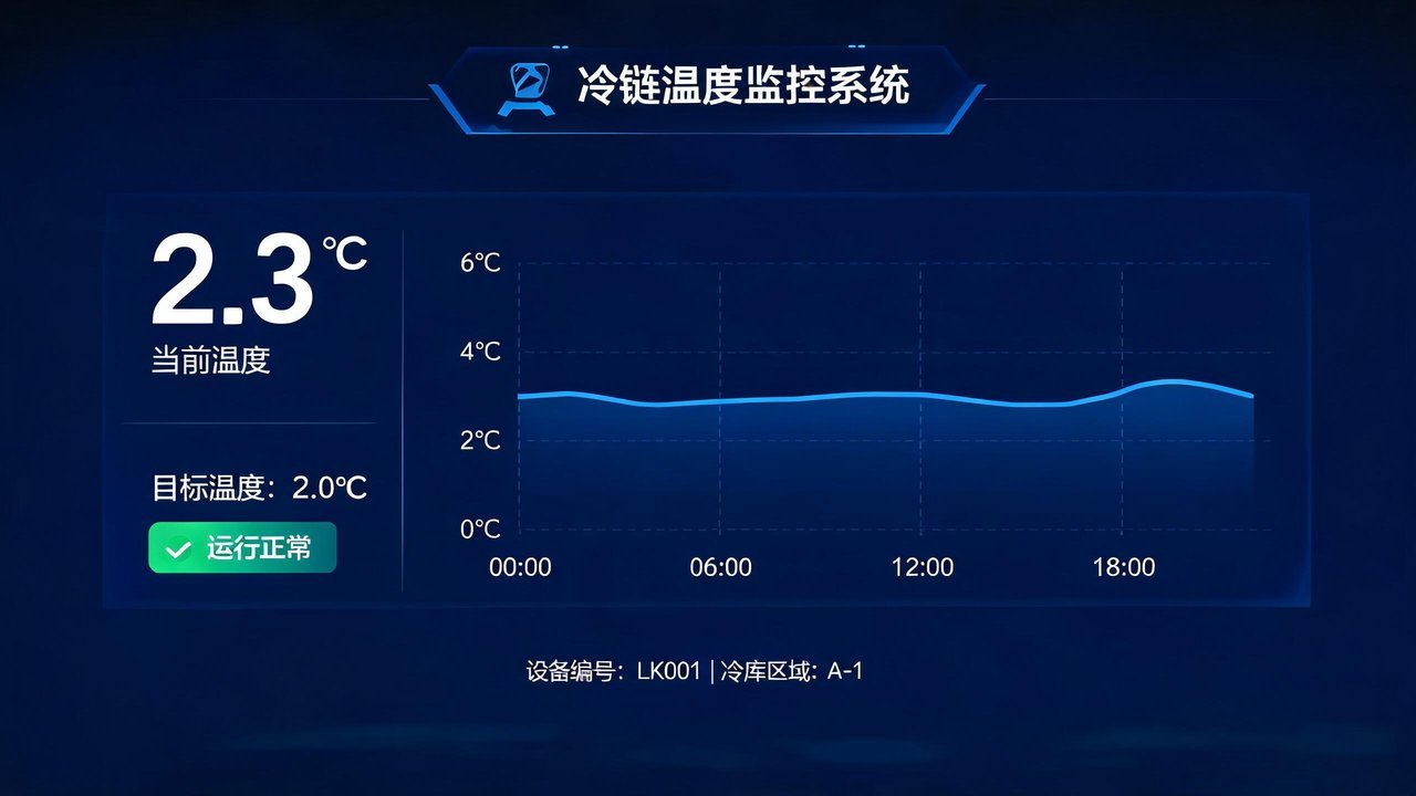 温度监控仪表盘