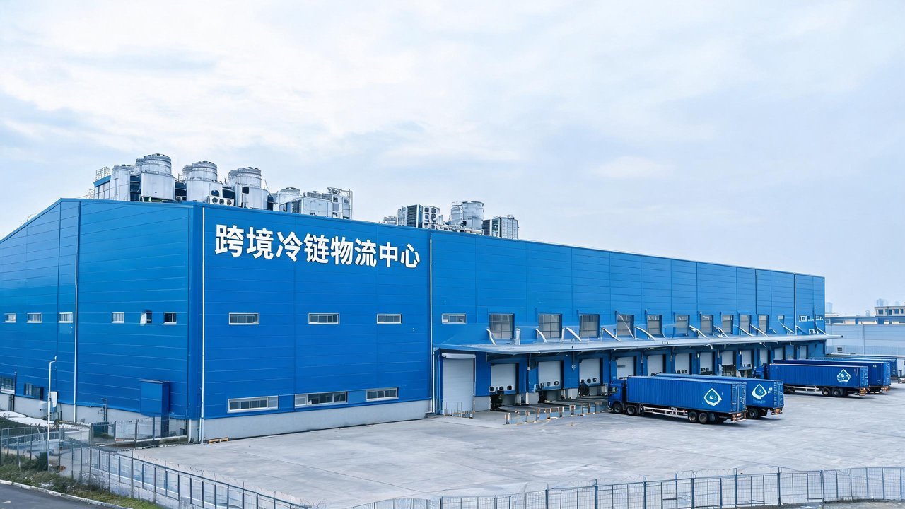 跨境冷链冷库物流中心