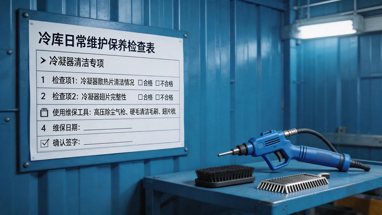 维修工程师检查制冷系统