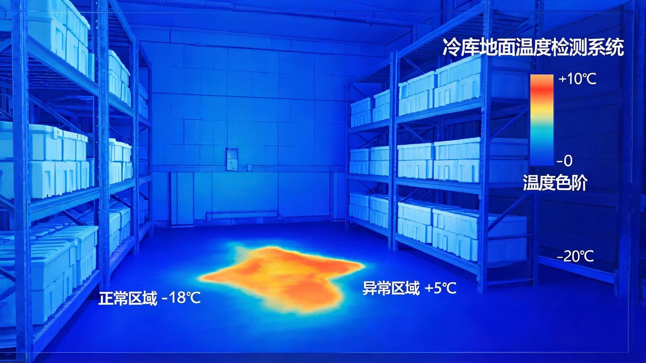 冷库地面温度异常检测