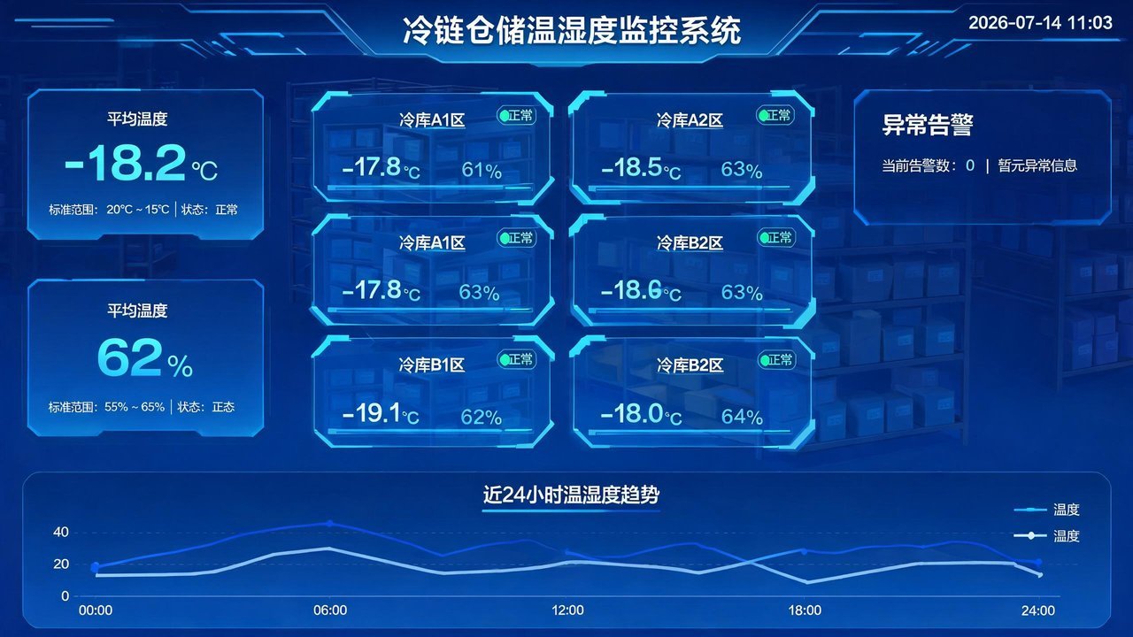 温度监控系统界面