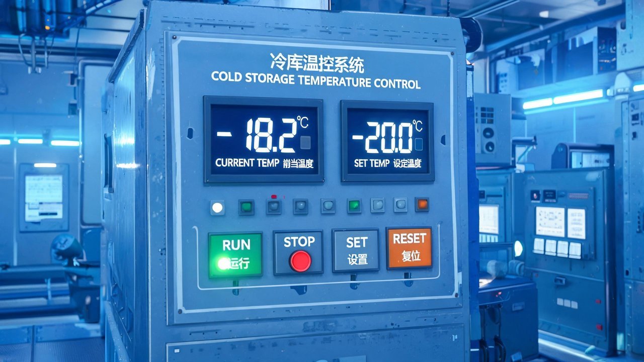 冷库温控系统控制面板