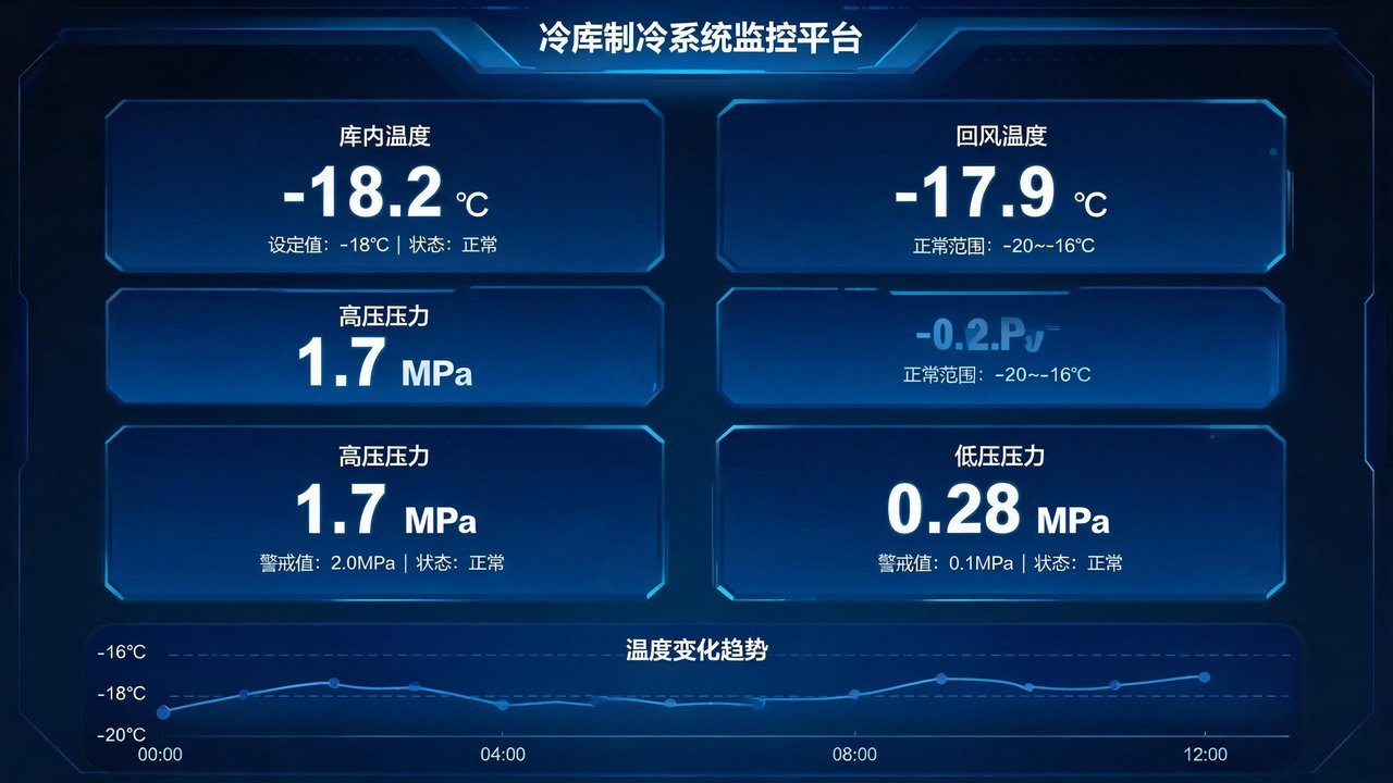 制冷系统监控界面